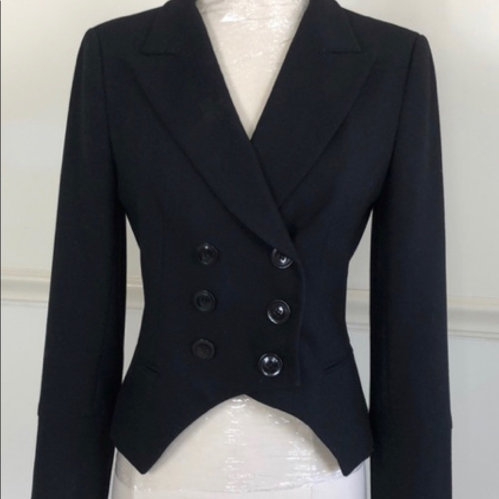 Zara Basic Double-Breasted Blazer - image 3
